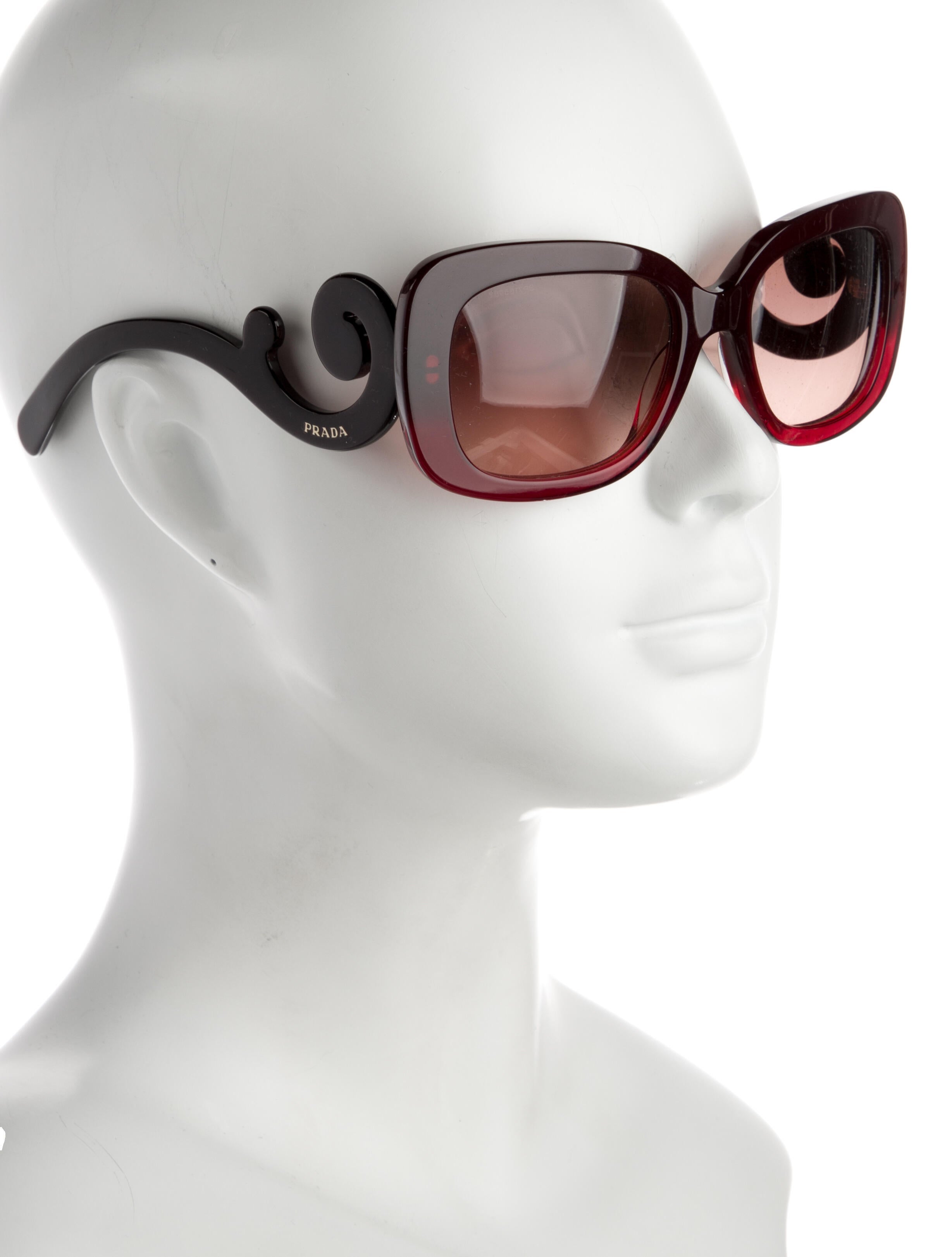 Prada Square Gradient Sunglasses